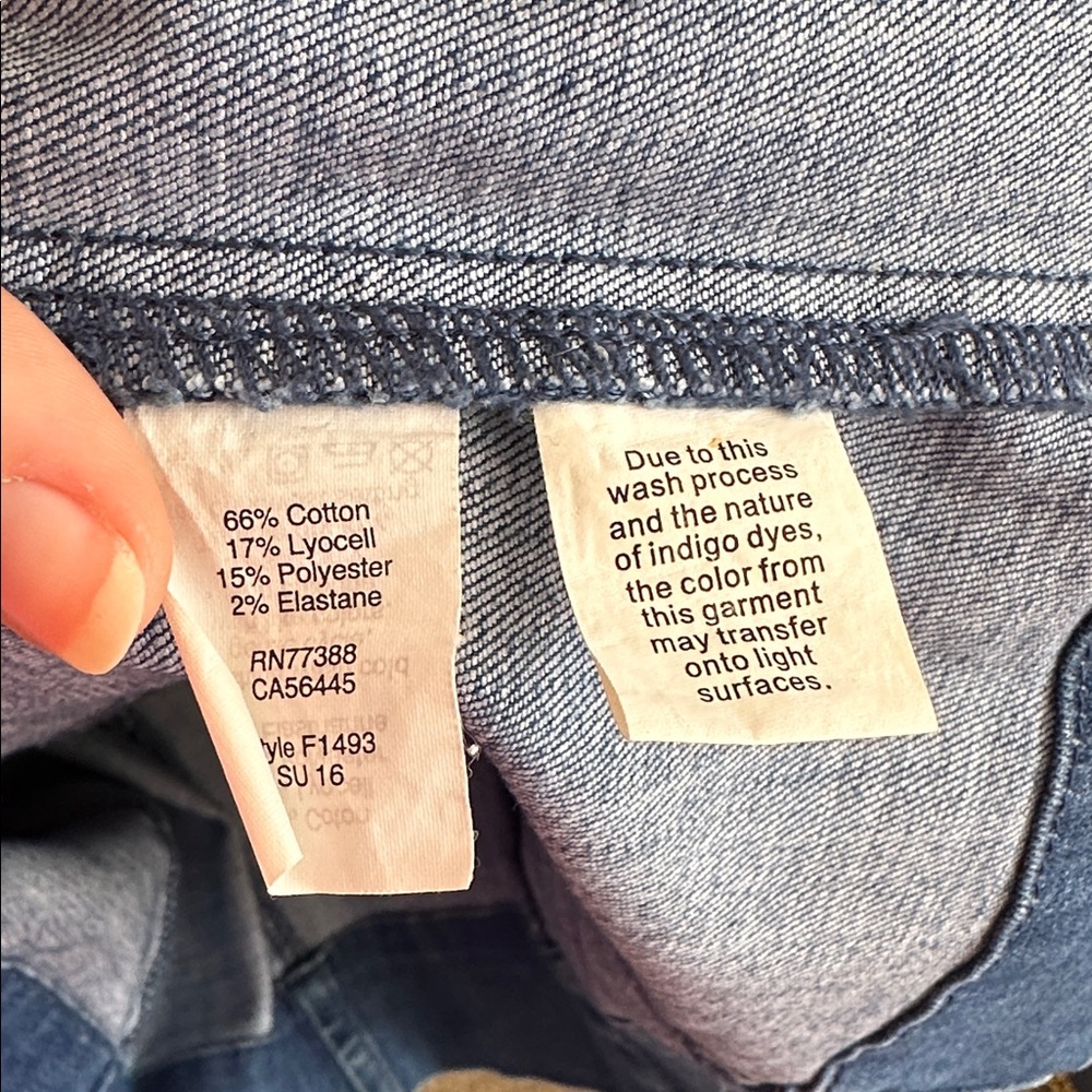 Madewell Denim dress with cutouts - Picture 3 of 4